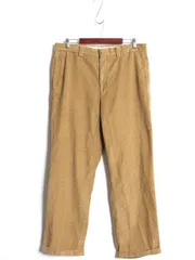 【お得なクーポン配布中!】 エルエルビーン 太畝 コーデュロイ パンツ メンズ 実寸 36 30.5 / LLBEAN ノータック スラックス ストレート アウトドア LLビーン 茶 厚手