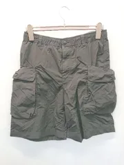 ◇ ⊂ ユニクロ パラシュート カーゴ ショーツ サイズM ブラック系 メンズ E  【1507100006899】
