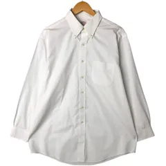 古着 ブルックスブラザーズ Brooks Brothers 346 長袖 ボタンダウンシャツ メンズL相当/eaa543633
