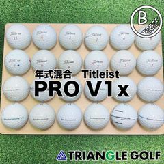 【B02】Titleist  PROV1X 白 年式混合 ロストボール　24球