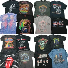 古着卸 まとめ売り 音楽・バンド 半袖Tシャツ 16枚セット (メンズ M ) ビッグリッチ ACDC ローリングストーンズ MS6946 - メルカリ