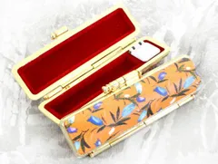 印鑑ケース はんこケース ST枠 ゴールド 花 ケース スノードロップ 16.5mm ～ 18mm おしゃれ 印鑑収納 朱肉付き ハンコケース 印鑑 ケース プレゼントやギフトに！ 実印 銀行印 認印 個人ハンコ