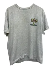 WARNER BROS (ワーナーブラザーズ) FREE BIRD SEED ワイリーコヨーテ ロードランナー Tシャツ USA製 90s 古着 XL アッシュ メンズ/045