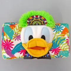 【中古】ティッシュケース・ティッシュカバー ドナルドダック ティッシュボックスカバー 「ドナルドのホット・ジャングル・サマー 2019」 東京ディズニーランド限定
