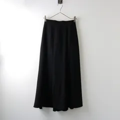 2024AW エンフォルド ENFOLD RANDOM-SLIT SKIRT ランダムスリットスカート 36/ブラック ボトムス フレア ロング【2400014341720】
