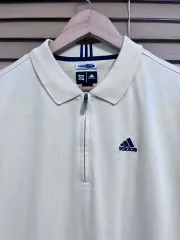 adidas(アディダス) メンズ climalite ライトイエローショートスリーブ PK Tシャツ S サイズ