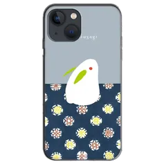 iPhone13他 雪うさぎ A スマホケース 各機種対応  an