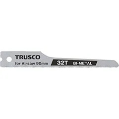 【中古】 TRUSCO トラスコ バイメタル製エアソー替刃 90mmX32山 10枚入 TAB-32-10Pのサムネイル