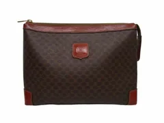 セリーヌ CELINE セカンドバッグ クラッチバッグ マカダム 総柄 MO8 ブラウン ■WYのサムネイル