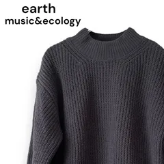 earth music&ecology アースミュージックアンドエコロジー レディース トップス ニット セーター ダークグレー フリーサイズ 0000250OC