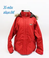 X-nix エクスニクス レディース スノーボードジャケット Mサイズ レッド XND8122 ウィンタースポーツ R2409-032