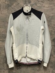 JH182 アソス ASSOS AIRBLOCK 851 長袖 サイクルジャケット 白 レディース M 裏起毛