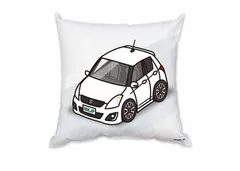 車種別ボディカラーが選べるクッション【ナンバー入れ可】 スズキ スイフト ZC72S／ZD72S型