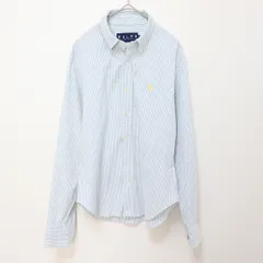 ラルフローレン RalphLauren シャツ トップス ストライプ ボタンダウン ロゴ 刺繍 a938668n