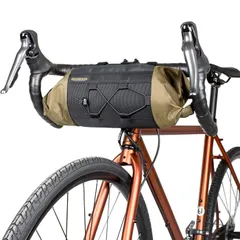 GORIX(ゴリックス)フロントバッグ 自転車 防水撥水 ロール拡張 丈夫な生地 3.3L おしゃれ ロードバイク ハンドルバッグ アウトドア フロントばっぐ クロスバイク 自転車通勤 街乗り 小物収納 (DeviGU)