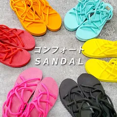 ブラック サンダル レディース スポーツサンダル ストラップサンダル 紐 コード レースアップ 軽量 夏[郵3]^bo-920^