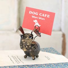 TMC ブリキ カードホルダー たれ耳ドッグ　