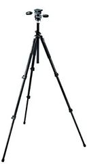 【中古-非常に良い】 Manfrotto マンフロット 三脚 プロ三脚+3ウェイ雲台セット 3段 中型 3WAY雲台 アルミニウム製 055XPROB 804RC2