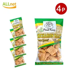 PORK KING CHICHARON BALAT REGULAR チッチャロン レギュラー (豚皮揚げスナック菓子) 60g×4個セット