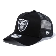 ニューエラ 9FORTY A-Frame トラッカー ラスベガス・レイダース ブラック OSFM (56.8-60.6cm) 1個 New Era 940AFTR NFL LASRAI BLK UBWHT 25J 1pc