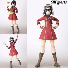 SHFiguarts(피규아츠) 키리에 논스케일 채색제 가동 피규어 광야의 코토부키 비행대 BANDAI SPIRITS 미개봉 정규품