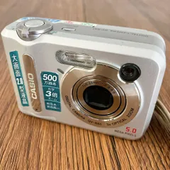 カシオ CASIO QV-R51 乾電池仕様　動作品　コンデジ　中古品 動作品】CASIO QV-R51 デジタルカメラ 単3電池 - メルカリ