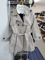 子供服セット Familia ZARA girls など 120 コート ブラウン ベルト付 ブラウス ネイビー ワンポイント 長袖シャツ 白 ニット手袋 ピンク二組 ザラガール