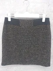 ◇ UNTITLED アンタイトル タイト ミニ スカート 2 ブラック系 *  【1002799892940】