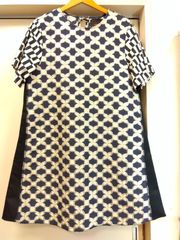 中古】NOKO OHNO ノコオーノ 半袖ニット 伸縮あり ポリエステル