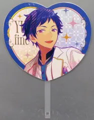 【中古】うちわ・扇子 伏見弓弦 ホログラム応援うちわ -the midnight sun- 「あんさんぶるスターズ!! CAST LIVE Starry Symphony -the midnight sun-」