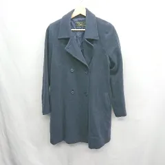 ◇ Leilian レリアン 長袖 コート サイズ9号 ネイビー レディース E  【1407020003988】