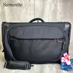 ✨美品✨ Samsnite サムソナイト 2way ビジネスバッグ ブリーフケース ショルダーバッグ マルチポケット ロゴ長押し カデナ 南京錠 A4収納 大容量 シルバー金具 ナイロンレザー メンズ ブラック 黒色