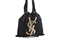 【希少】イヴサンローラン　カハラ　ショルダーバッグ　ロゴ刺繍　サコッシュ SAINT LAURENT サンローラン ショルダーバッグ 620280 BOW91