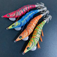 【状態良好】 イージーQ ダートマスター 3号 ラトル エギ エギセット サーチ パタパタ  Egi Squid Calamari YO-ZURI EZ-Q AurieQ