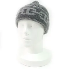 【極美品】【希少柄】エルメス マルジェラ期 カシミヤ100% ニットキャップ HERMES エルメス 希少 マルジェラ期 90s~00s カシミヤ Hロゴ