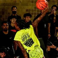 NIKE DRI-FIT AS STREET NOSLEEVE TEE ナイキ ストリート ノースリーブ  ジャ モラント アジアツアー 【MEN'S】 volt/black HV1889-702