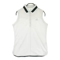 サイズ：L ADIDAS GOLF アディダスゴルフ  ノースリーブ ポロシャツ  ホワイト系 [240101450556] ゴルフウェア レディース ストスト
