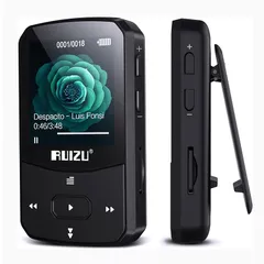 RUIZU 64GB クリップオン MP3プレーヤー Bluetooth 5.3、OTG機能、携帯音楽プレーヤーボイスレコーダー、HIFI多機能デジタルオーディオプレーヤー 小型 超軽量、通勤通学/ランニング/ヨガ/語学学習/スポーツ/ジムなど適用、音楽再
