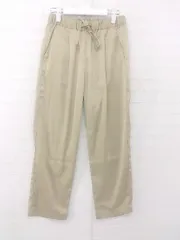 ◇ URBAN RESEARCH ITEMS 光沢 サテン調 オフィスカジュアル OL イージーパンツ サイズFREE ベージュ レディース E  【1306050037966】のサムネイル