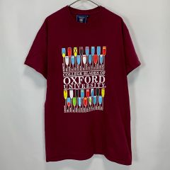 【古着】オックスフォード大学 ローイング カレッジTシャツ