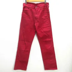 C■日本製■ラングラー/Wrangler カラーパンツ/ジーンズ【30】赤/MENS■66【中古】