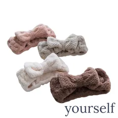 ヘアバンド　サンゴフリース　かわいい　リボン　洗顔　化粧　 やわらかい　ふわふわ　送料無料