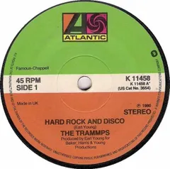 英7” Trammps Hard Rock And Disco K11458 Atlantic /00080