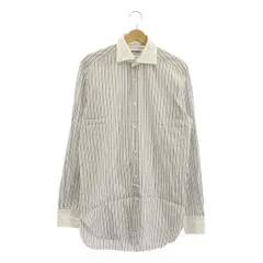 Sovereign / ソブリン | コットン ストライプシャツ | 38 | グレー/ホワイト | メンズ