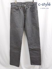 B960 [美品] TENDERLOIN テンダーロイン デニムパンツ 32 グレー T-RIDERS H BLACK/WASH | G★