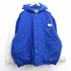 XL/古着 ナイキ NIKE 長袖 ナイロン ジャケット パーカー メンズ 00s NFL インディアナポリスコルツ 大きいサイズ リップストップ 青 ブル