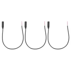 uxcell 3本 3.5mm オーディオケーブル 裸線オープンエンド AUX 3 極 メス 変換ケーブル 0.3 m ステレオミニプラグ プラグジャック 音声ケーブル スピーカー/ラジオ/テレビ /スマホ/ヘッドフォン/セットトップ ボックスなどに対応