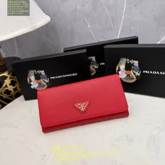 美品★極美品 PRADA プラダ 長財布 さいふ ウォレット 長財布 小銭入れ