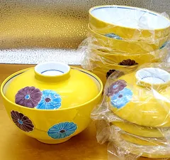 有田焼 天目芭蕉 蓋物業務用セット