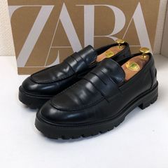 ザラ　ブラック　厚底　ローファー　2621/220